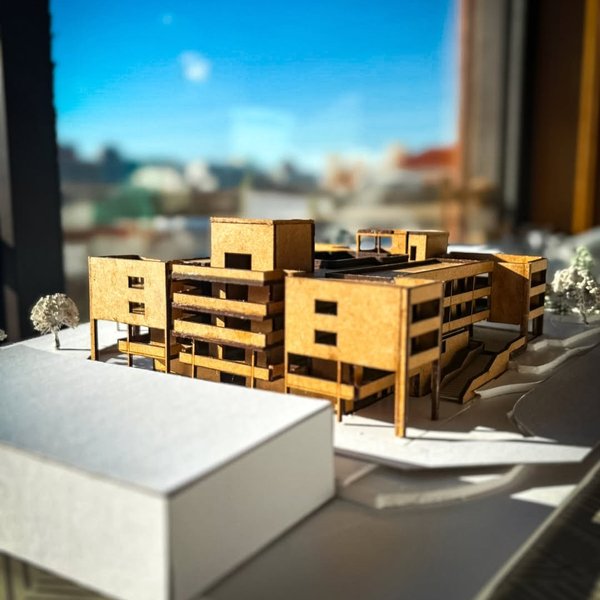 Maquete arquitetura corte laser Freedom